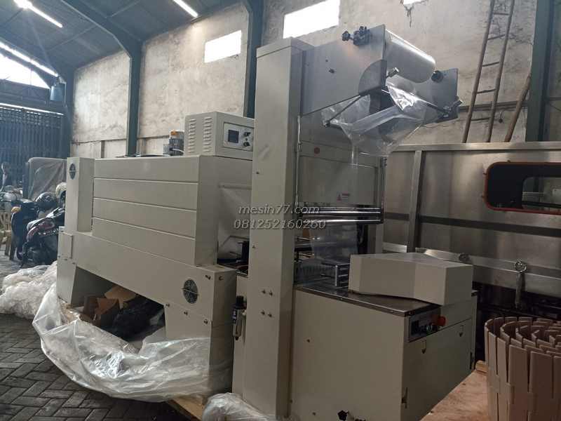 mesin sleeve and shrink tunnel